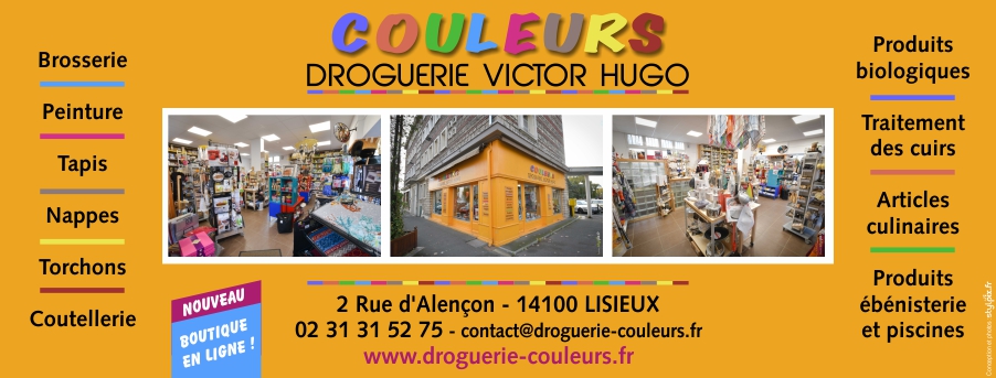 Droguerie Couleurs victor hugo lisieux